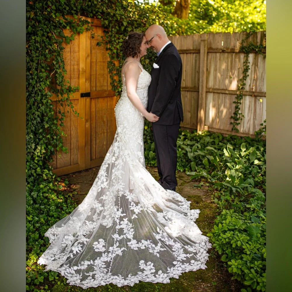 Allure Bridals Sand/Ivory/Nude Wedding Gown Style 9716 - Size 14 - Picture 15 of 16